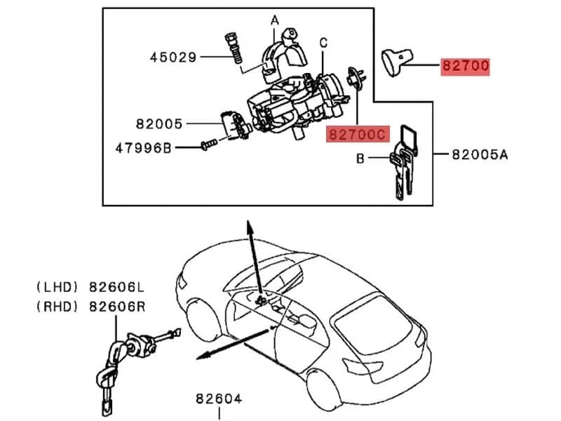 FANHAY Keyless Ignition Knob Push Turn Key Start Switch for Mitsubishi Outlander & Lancer | 12V Metal Black thumbnail 10