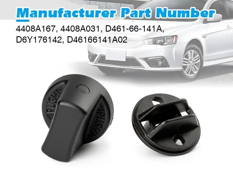 FANHAY Keyless Ignition Knob Push Turn Key Start Switch for Mitsubishi Outlander & Lancer | 12V Metal Black thumbnail 3