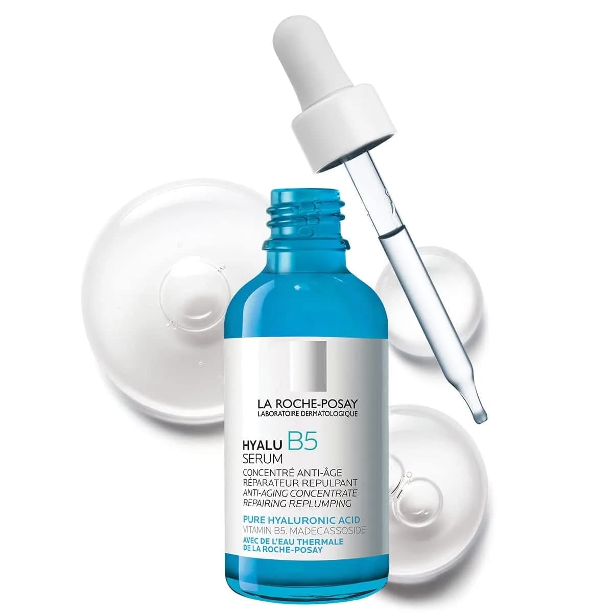 La Roche-Posay Hyalu B5 Hyaluronic Acid Serum 30ml (1.01 Fl Oz) | Plumps & Hydrates Skin — Clear