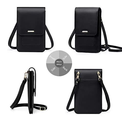 Peacocktion Small Crossbody Bag for Women | RFID Travel Wallet with Card Slots (7.2'' x 4.4'' x 1'') thumbnail 6