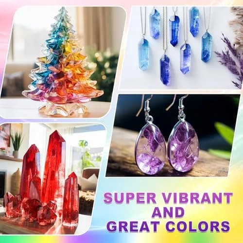 SigWong Epoxy Resin Pigment 24 Colors | Highly Concentrated Liquid Dye for DIY Jewelry & Crafts thumbnail 5