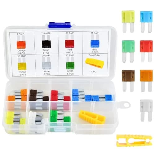 MuHize Micro2 Fuse Kit 35 Pcs, 5A-30A | Automotive Fuse Assortment with Puller Tool thumbnail 1