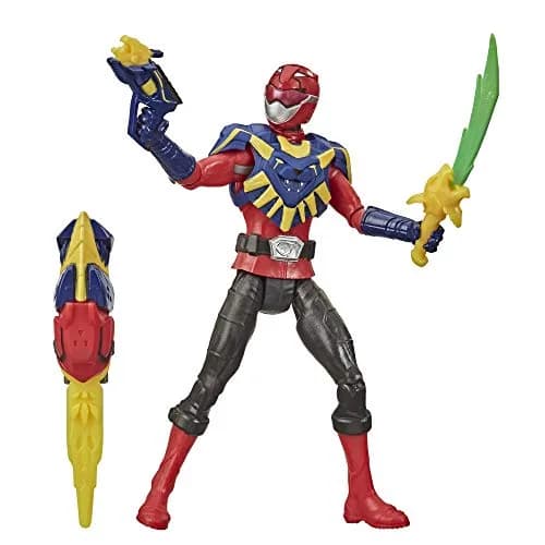 Power Rangers Beast Morphers Beast-X King Red Ranger 6-inch Action Figure Toy Inspired by The TV Show thumbnail 1