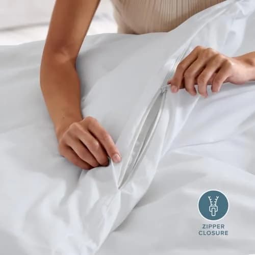 Bare Home Duvet Cover Set 1800 Ultra-Soft Oversized Queen | Breathable Microfiber, Easy Care thumbnail 6