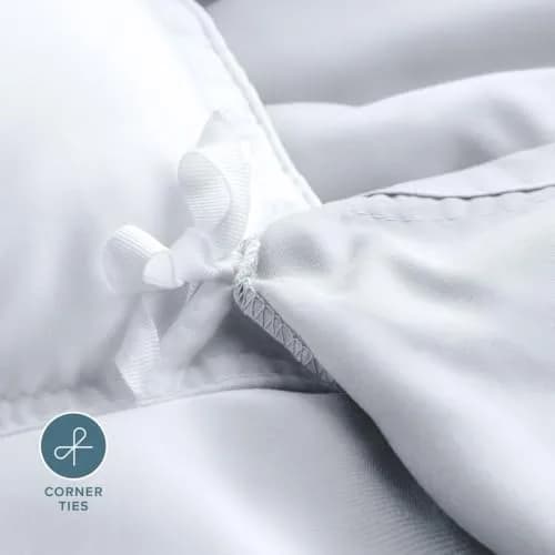 Bare Home Duvet Cover Set 1800 Ultra-Soft Oversized Queen | Breathable Microfiber, Easy Care thumbnail 7
