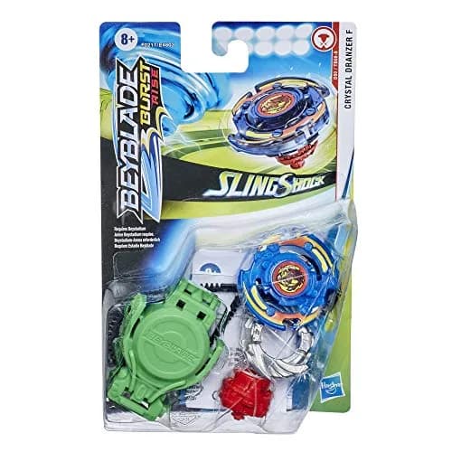 Beyblade Burst Rise Slingshock Crystal Dranzer F Starter Pack | Right/Left-Spin Battling Top Toy for Ages 8+ thumbnail 2