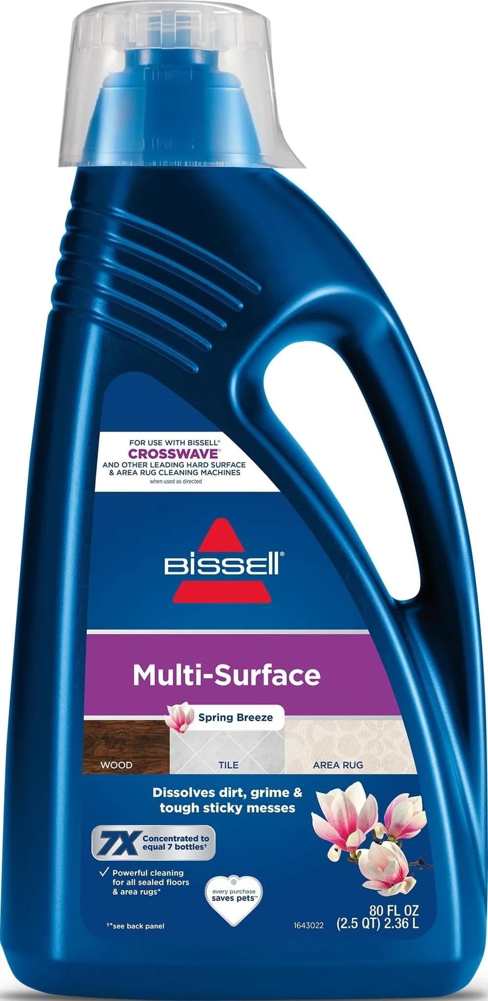 Bissell Multi-Surface Super Concentrate Solution Pouches 14-Count | Eco-Friendly Formula for Hard Floors & Rugs — 80oz