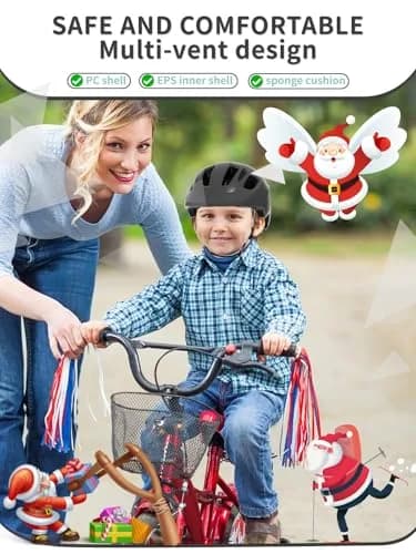 XJD Toddler Multi-Sport Helmet for Kids - Adjustable, Lightweight, Black, Small (52-56 cm) thumbnail 4