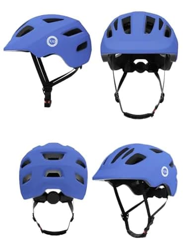 XJD Toddler Bike Helmet for Babies & Kids - Adjustable Multi-Sport Skateboard Helmet, Blue, X-Small (46-51 cm) thumbnail 2