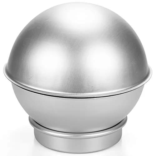 Hedume Set of 8 Cake Sphere Pan, 6.5 Inches | Create Ball-Shaped Cakes for All Occasions thumbnail 2
