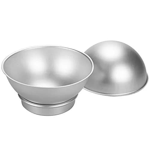 Hedume Set of 8 Cake Sphere Pan, 6.5 Inches | Create Ball-Shaped Cakes for All Occasions thumbnail 3