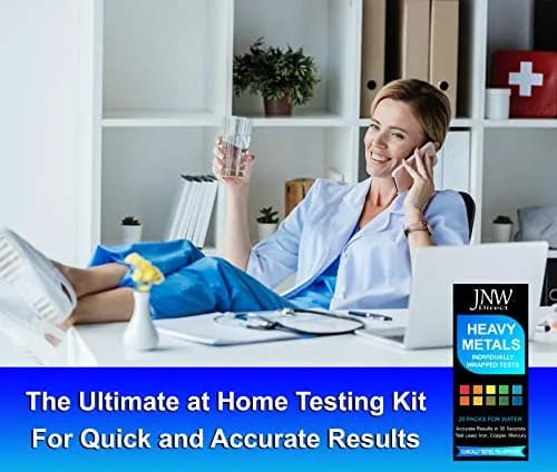JNW Direct Heavy Metals Water Test Kit 20 Strips | Test Iron, Copper, Lead, Mercury thumbnail 6