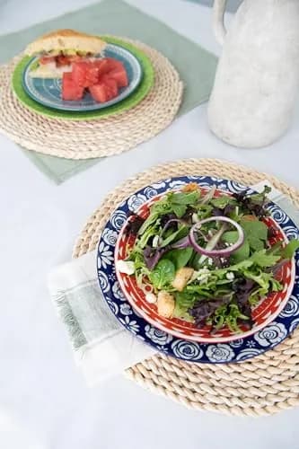 Annovero Dinner Plates 10.5 Inch | Vibrant Ceramic Set for Family & Entertaining thumbnail 7