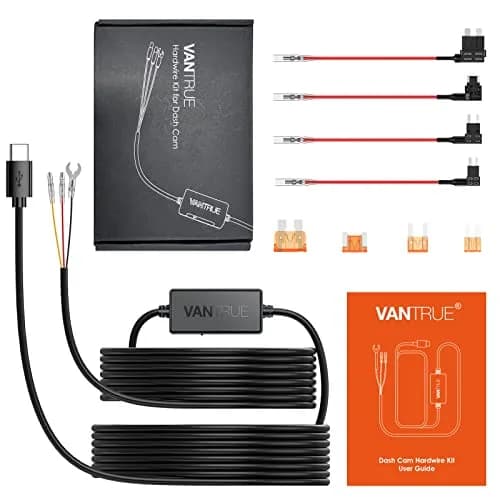 VANTRUE USB-C Hardwire Kit 11.5ft | 12V-24V to 5V ACC Parking Mode thumbnail 6