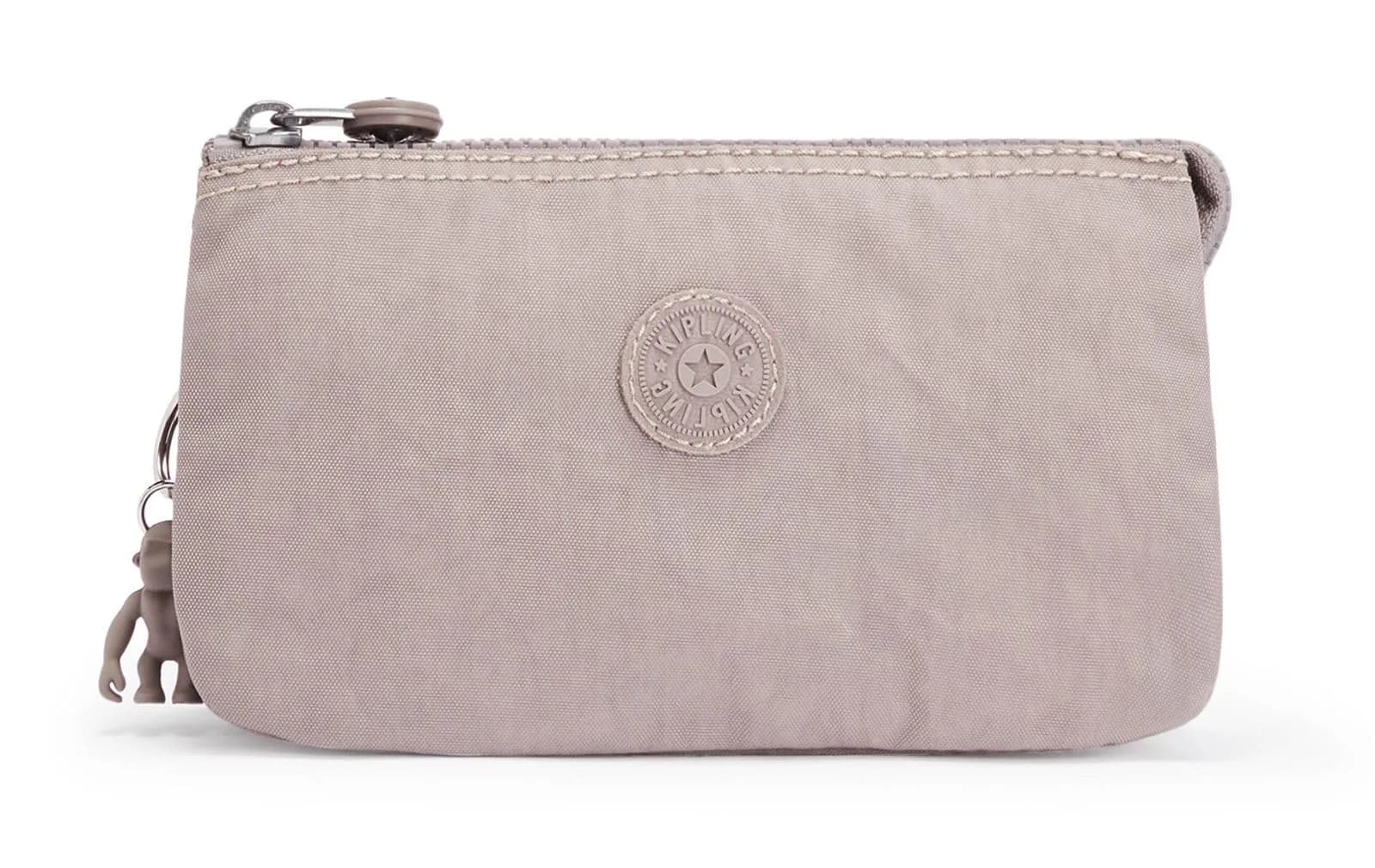 Kipling Creativity L Women’s Purse Grey Grey 4x18.5x11 cm | Vibrant, lightweight design for women - main product image