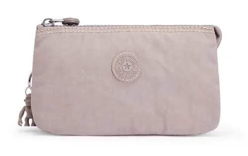 Kipling Creativity L Women’s Purse Grey Grey 4x18.5x11 cm | Vibrant, lightweight design for women thumbnail 1