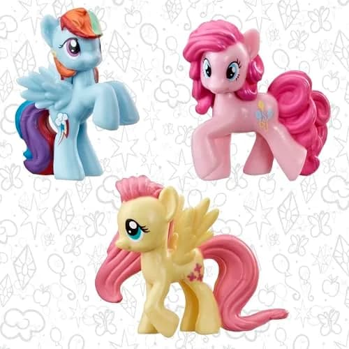 My Little Pony Toy Rainbow Equestria Favorites 10 Figure Collection | 2-inch scale, Bright colors, Entertainment-inspired fun thumbnail 5