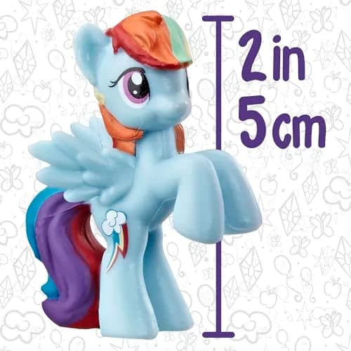 My Little Pony Toy Rainbow Equestria Favorites 10 Figure Collection | 2-inch scale, Bright colors, Entertainment-inspired fun thumbnail 7