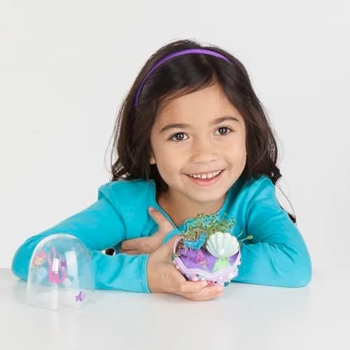 Creativity for Kids Mermaid Terrarium Kit | 17.9 cm (7 in) h x 7.6 cm (3 in) w | Fun STEAM Craft for Ages 6+ thumbnail 5