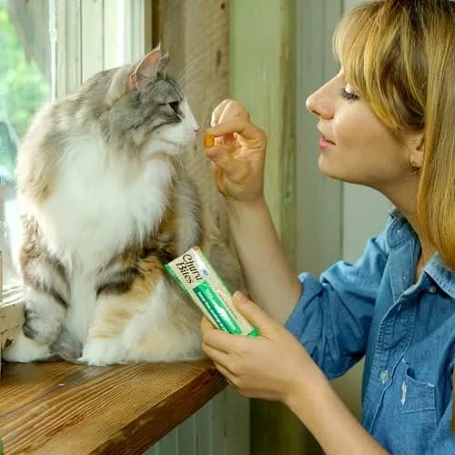 INABA Churu Bites Soft & Chewy Cat Treats, Tuna Scallop Recipe, 18 Tubes (0.35 oz each) | Grain-Free, Low-Calorie, Pill-Friendly thumbnail 3