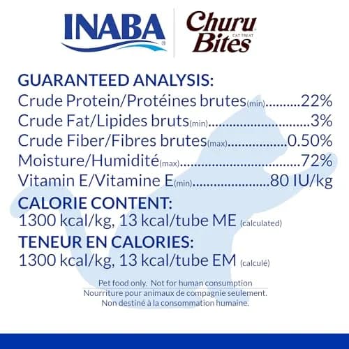 INABA Churu Bites Soft & Chewy Cat Treats, Chicken Flavor, 18 Tubes (0.35 oz each) | Grain-Free, Low-Calorie, Pill-Friendly thumbnail 4
