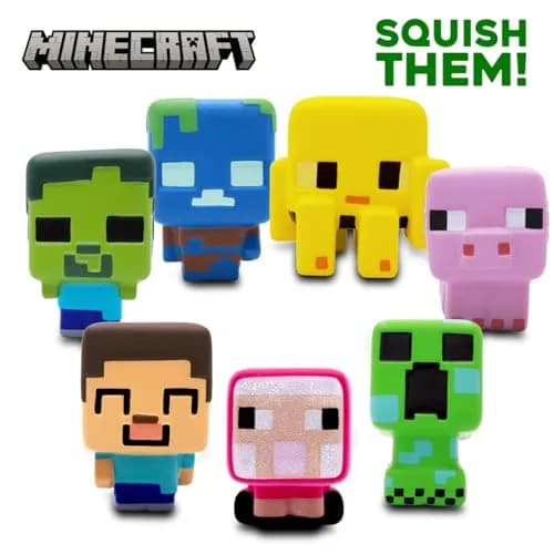 Just Toys – Minecraft SquishMe Blind Bag Squishy Toy, 3.5 inches | Stress Relief & Collectible Fun thumbnail 9