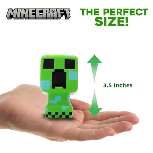 Just Toys – Minecraft SquishMe Blind Bag Squishy Toy, 3.5 inches | Stress Relief & Collectible Fun thumbnail 2