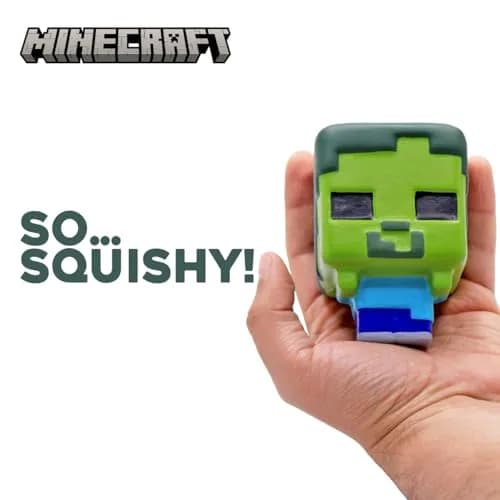 Just Toys – Minecraft SquishMe Blind Bag Squishy Toy, 3.5 inches | Stress Relief & Collectible Fun thumbnail 3