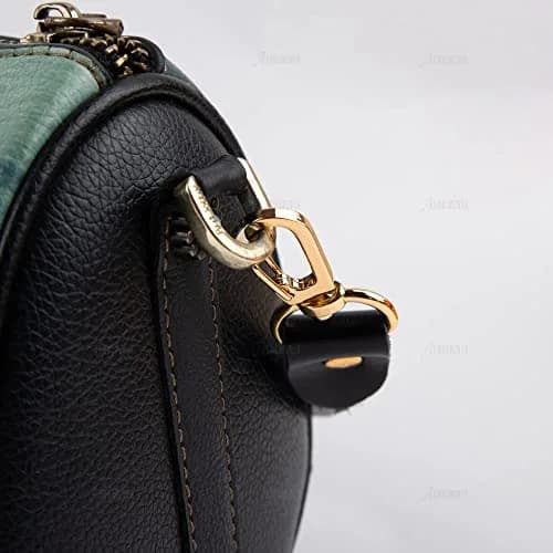 AUEAR Black Leather Purse Straps with Gold Buckles for Small Bags, 40cm (15.7 Inches) | 2-Pack Replacement Handles thumbnail 8