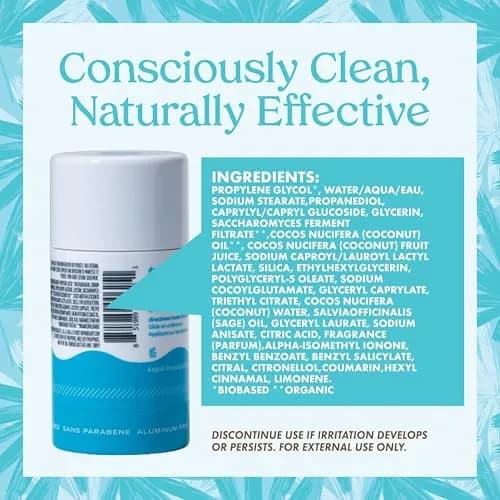 Kopari Aluminum Free Coconut Deodorant, Beach Scent, 4 oz (2 oz Pack of 2) | Plant-Based Odor Protection thumbnail 8