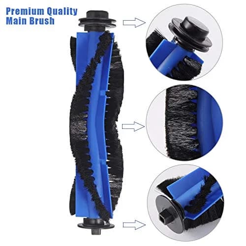 LesinaVac Replacement Parts Kit for Eufy RoboVac 11S Max, 15C Max, 30C Max, G30 Edge, G10 Hybrid | 1 Main Brush, 8 Side Brushes, 4 Filters thumbnail 4