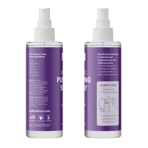 CoBoo Original Pumping Spray, Organic Breast Pump Lubricant 118ml (4 Fl Oz) | Helps Sore Nipples & Clogged Milk Ducts thumbnail 9