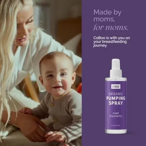 CoBoo Organic Pumping Spray 59ml (2 Fl Oz) | USA Import Breast Pump Lubricant for Comfortable Pumping thumbnail 7