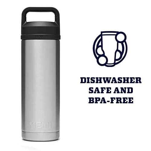 YETI Rambler 18 oz Bottle with Chug Cap, 532ml (18 Fl Oz) | Keeps Drinks Cold for Hours thumbnail 5