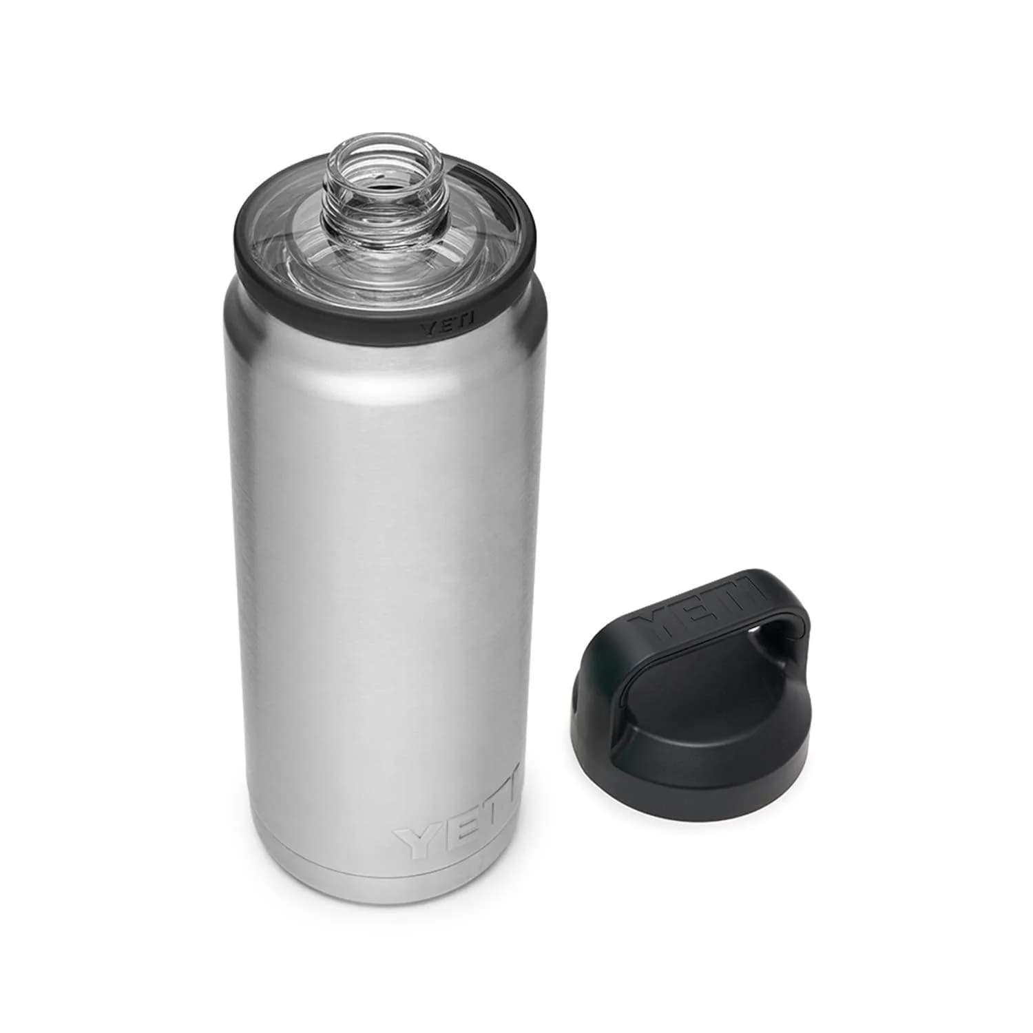 YETI Rambler 26 oz Bottle in Sea View: Insulated Stainless Steel with Chug Cap — Stainless