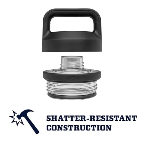 YETI Rambler 18 oz Bottle with Chug Cap, Navy | Keeps Drinks Cold for Hours thumbnail 4