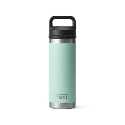 YETI Rambler 18 oz Bottle Vacuum Insulated Stainless Steel with Chug Cap Seafoam | Keeps Water Cold or Coffee Hot thumbnail 1