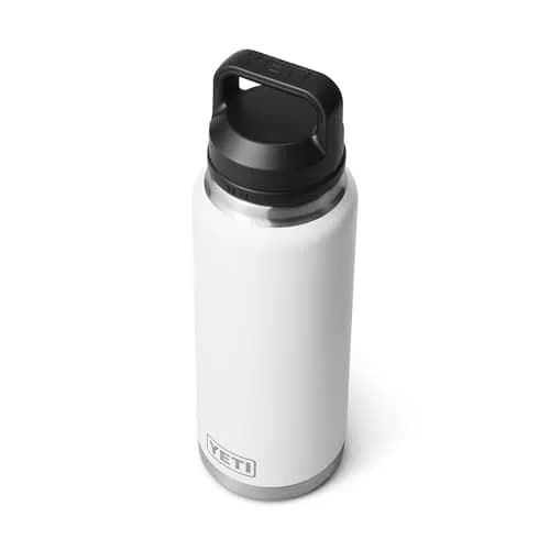YETI Rambler 36 oz Bottle with Chug Cap, White | Insulated Stainless Steel Tumbler thumbnail 7