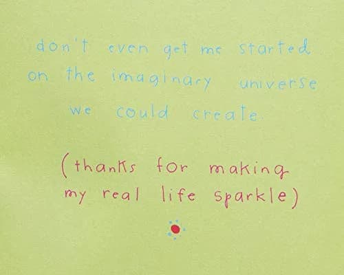 Papyrus Friendship Card (Real Life Sparkle) - 5.25 x 7.25 inches | Shiny Foil Accents & Glitter thumbnail 3
