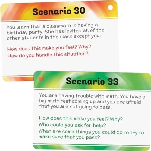 Really Good Stuff Social Skills Discussion Cards, Set of 20 | Develop Emotional & Social Skills thumbnail 6