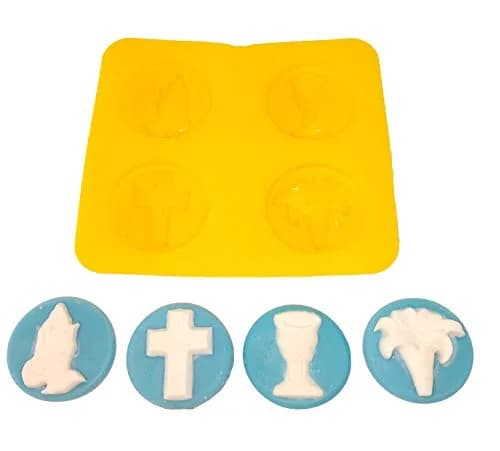 EDELAINE'S Religious Set Silicone Molds 4 Cav. | Homemade Candy Making thumbnail 1