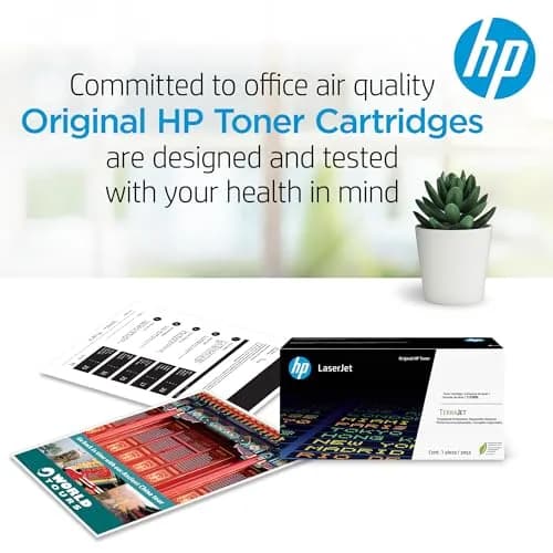 HP 206A Yellow Toner Cartridge W2112A | 1250 Pages Yield | Works with HP Color LaserJet Pro M255, MFP M282, M283 Series thumbnail 9