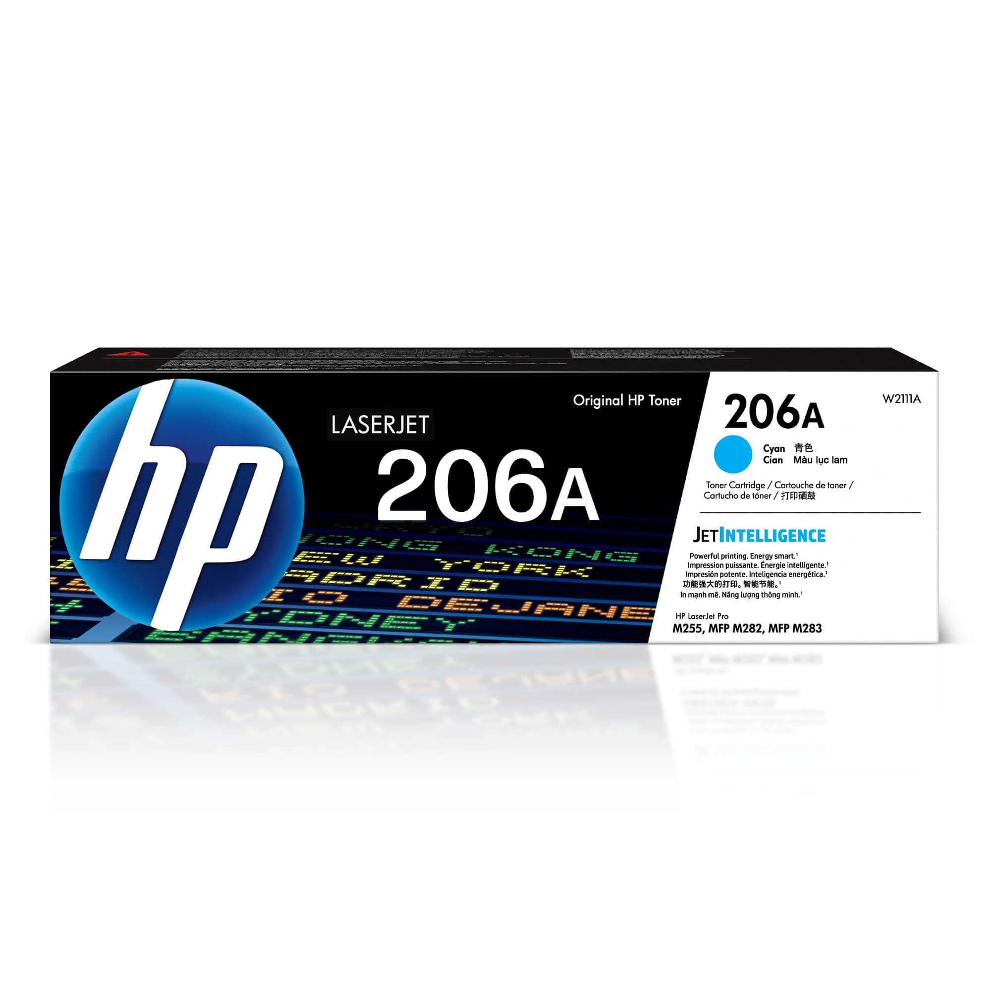 HP 206A Magenta Toner Cartridge | 1250 Pages | W2113A — Cyan