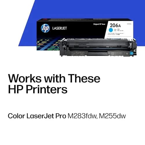 HP 206A Cyan Toner Cartridge | 1250 Pages | W2111A thumbnail 2