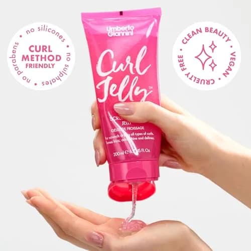 Umberto Giannini Curl Jelly Scrunching Jelly Bundle 200ml (0.811 Fl Oz) | Vegan Frizz Control for Curly Hair thumbnail 2