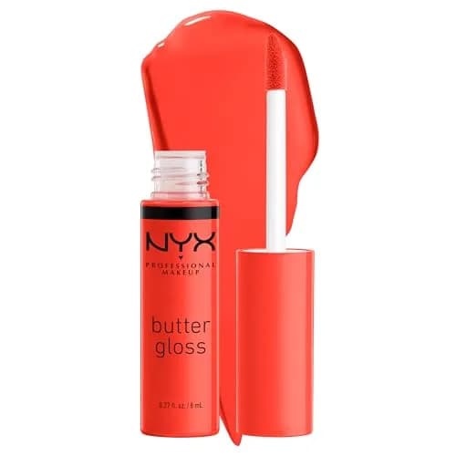 NYX PROFESSIONAL MAKEUP Butter Gloss Bling Lip Gloss in Orangesicle (Orange) - Vegan & Non-Sticky Shine thumbnail 1
