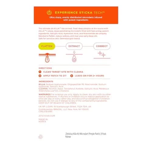 ZitSticka Killa Kit Microdart Pimple Patch for Face, 4 Count | Fast-Acting, Deep Zits Targeted thumbnail 8