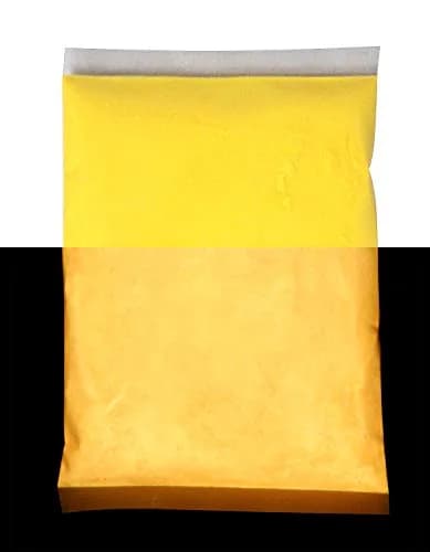 Glomania Glow in The Dark Neutral Invisible Strontium Aluminate Pigment Powder 2oz | Bright Yellow/Orange thumbnail 1