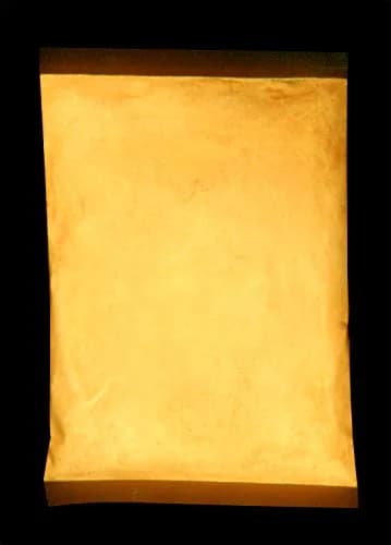 Glomania Glow in The Dark Neutral Invisible Strontium Aluminate Pigment Powder 2oz | Bright Yellow/Orange thumbnail 2