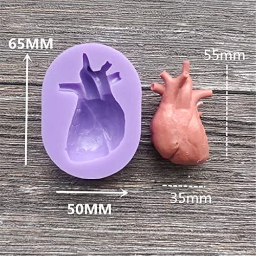 Dekostar Human Organs Shape Silicone Molds,8 Pcs | Food Preparation & Cake Decor thumbnail 5
